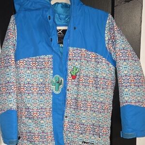 Arctix Kids Multicolor Patterned Puffer Jacket